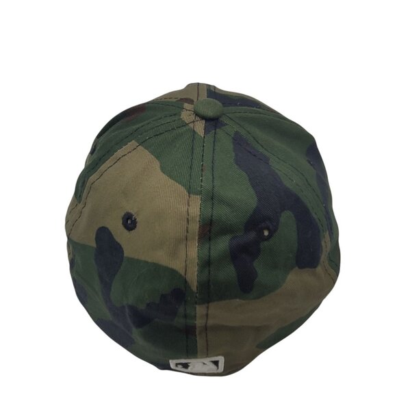 TEXAS RANGERS Hat Cap MLB Baseball Camo Logo Pattern Fitted 71/8 New Era 59fifty - Picture 5 of 8